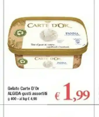 A&O Algida Carte D'Or Panna 400 G(ml) offerta