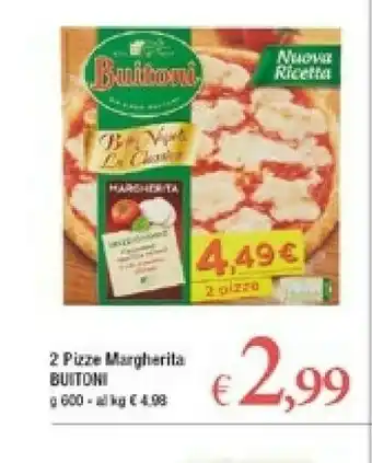A&O Buitoni Pizza Margherita Bella Napoli 600 G(ml) offerta