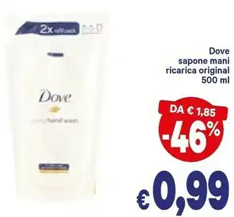 A&O Dove Sapone Mani Ricarica Original offerta