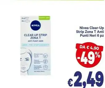 A&O Nivea Clear-up Strip Zona T Anti Punti Neri offerta