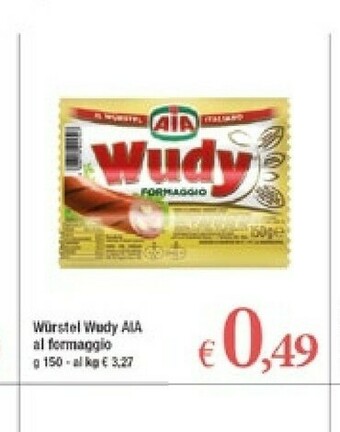 A&O Aia Wudy Formaggio 150 G(ml) offerta