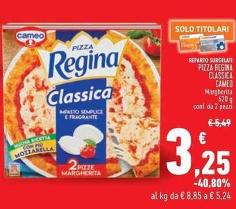 Conad Superstore PIZZA REGINA CLASSICA CAMEO Margherita 620 g offerta