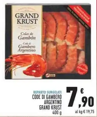 Conad Superstore CODE DI GAMBERO ARGENTINO GRAND KRUST 400 g offerta