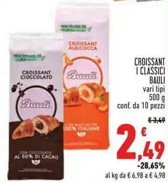 Conad Superstore CROISSANT I CLASSICI BAULI conf. da 10 pezzi offerta