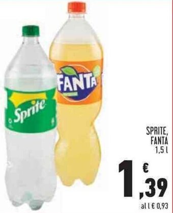 Conad Superstore SPRITE, FANTA 1,5 l offerta