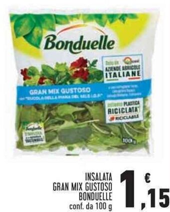 Conad Superstore INSALATA GRAN MIX GUSTOSO BONDUELLE conf. da 100 g offerta