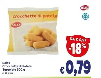 A&O Selex Crocchette Di Patate Surgelate offerta