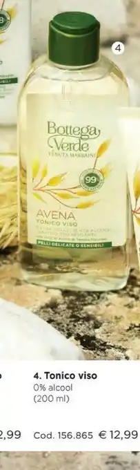 Bottega Verde Bottega Verde Tonico Viso offerta