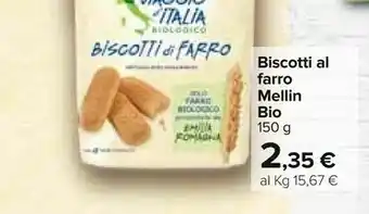 Carrefour Mellin Biscotti Al Farro offerta