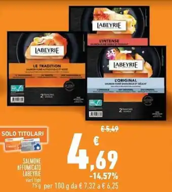 SALMONE AFFUMICATO LABEYRIE 75 g