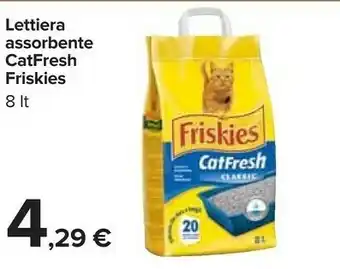 Carrefour Friskies Catfresh Lettiera Assorbente offerta