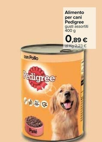 Carrefour Pedigree Alimento Per Cani offerta