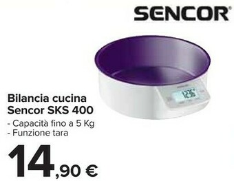 Carrefour Sencor Bilancia Cucina Sks 400 offerta