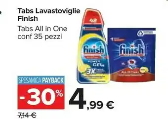 Carrefour Finish Tabs Lavastoviglie offerta