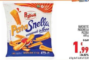 Conad Superstore BARCHETTE PATASNELLA PIZZOLI 600 g offerta