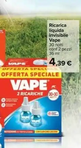 Carrefour Vape Ricarica Liquida Invisibile offerta