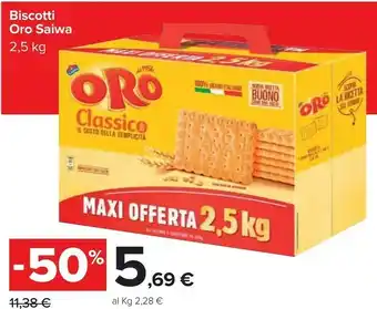 Carrefour Saiwa Oro Classico 2500 G(ml) offerta