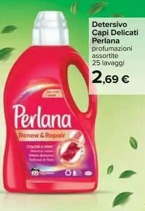 Carrefour Perlana Detersivo Capi Delicati offerta