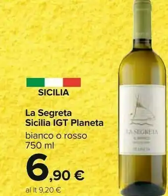 Carrefour Planeta La Segreta Sicilia Igt offerta