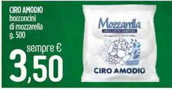 Ciro Amodio Bocconcini di mozzarella 500g.