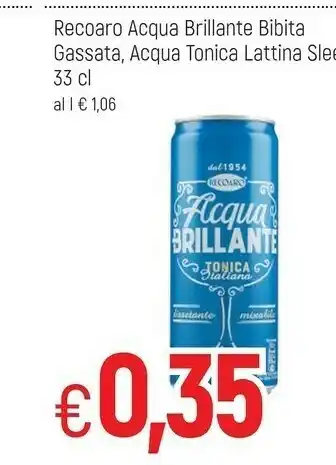 Famila Recoaro Acqua Brillante 330 G(ml) offerta