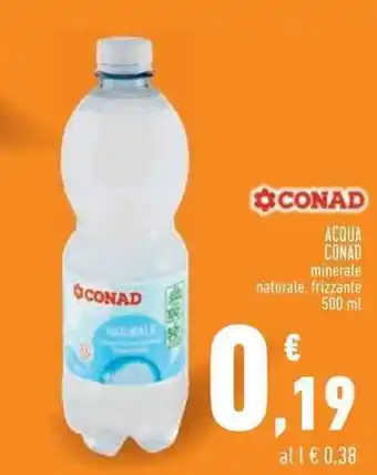 Conad Superstore ACQUA CONAD 500 ml offerta