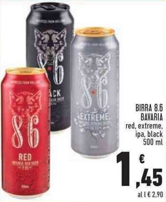 Conad Superstore BIRRA 8.6 BAVARIA 500 ml offerta