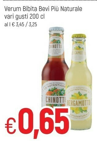 Famila Bevi più naturale Bergamotto 200 G(ml) offerta