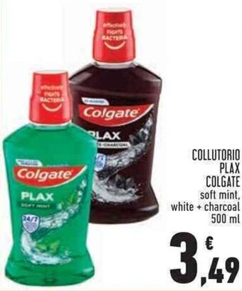 Conad Superstore COLLUTORIO PLAX COLGATE 500 ml offerta