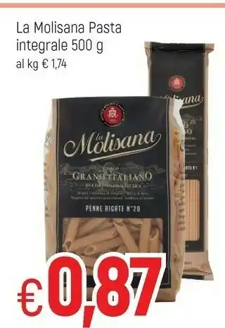 Famila La Molisana Pasta Integrale offerta