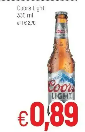 Famila Coors Light offerta