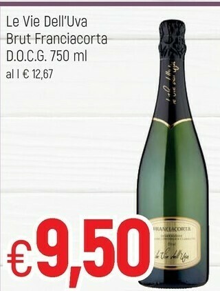 Famila Le vie dell'uva Brut Franciacorta Docg 750 Ml offerta