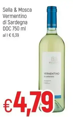 Famila Sella & mosca Sellamosca - Vermentino Di Sardegna Doc 750 G(ml) offerta