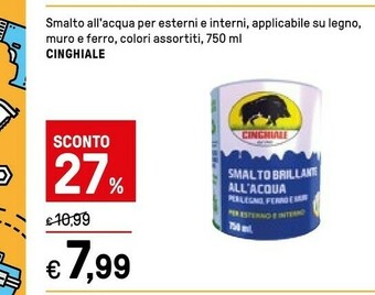 Cinghiale Smalto All'acqua Per Esterni E Interni