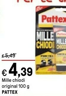 Iper La Grande Pattex Mille Chiodi Original offerta