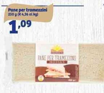 In'S Mercato Pane per tramezzini 250 g offerta