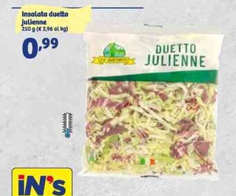 In'S Mercato Insalata duetto julienne 250 g offerta