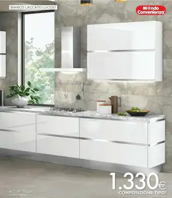 Mondo Convenienza Bianco Laccato Lucido offerta