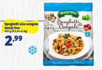 In'S Mercato Spaghetti alle vongole Bontà Doc 550 g offerta