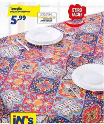 In'S Mercato Tovaglia misura 140x180 cm offerta