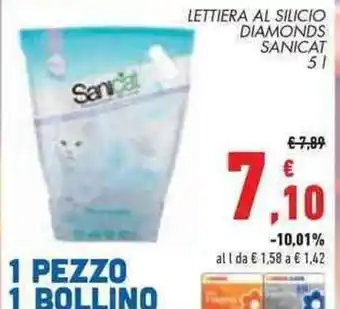 Conad Superstore LETTIERA AL SILICIO DIAMONDS SANICAT 51 offerta