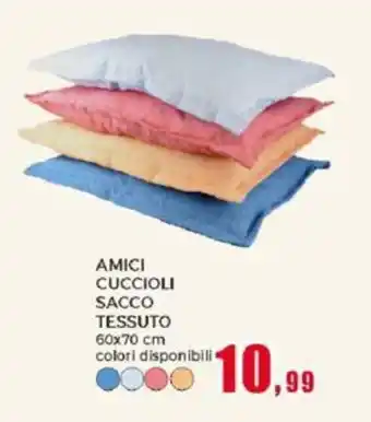 AMICI CUCCIOLI SACCO TESSUTO 60x70 cm