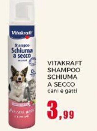 Happy Casa VITAKRAFT SHAMPOO SCHIUMA A SECCO offerta