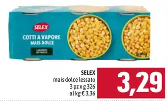 Famila SELEX mais dolce lessato 3 pzx g 326 offerta