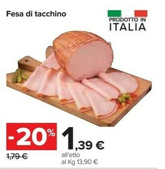 Carrefour Fesa Di Tacchino offerta