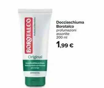 Carrefour Borotalco Docciaschiuma offerta