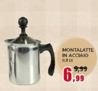 Happy Casa MONTALATTE IN ACCIAIO 0,8 Lt offerta