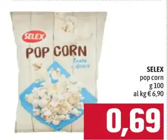 Famila SELEX pop corn g 100 offerta