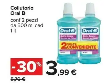 Carrefour Oral b Collutorio offerta
