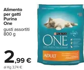 Carrefour Purina One Alimento Per Gatti offerta